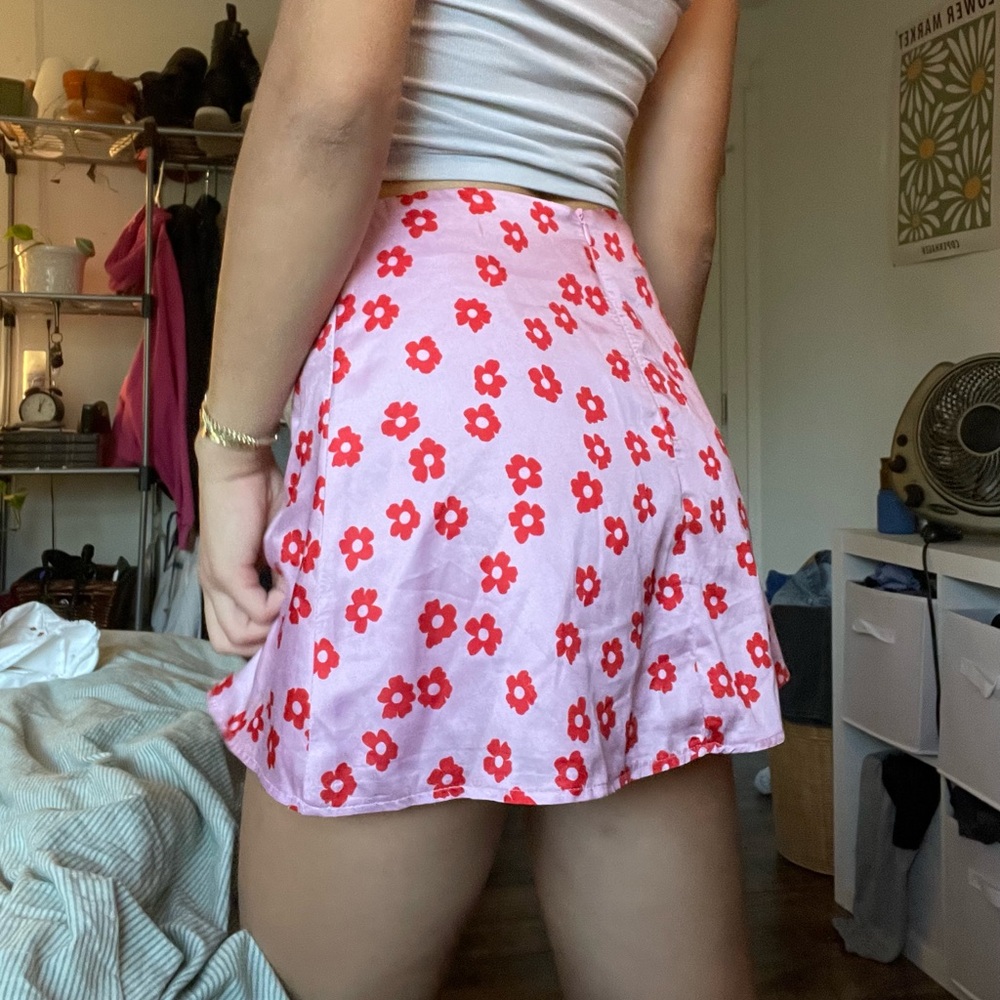Flower Mini Skirt